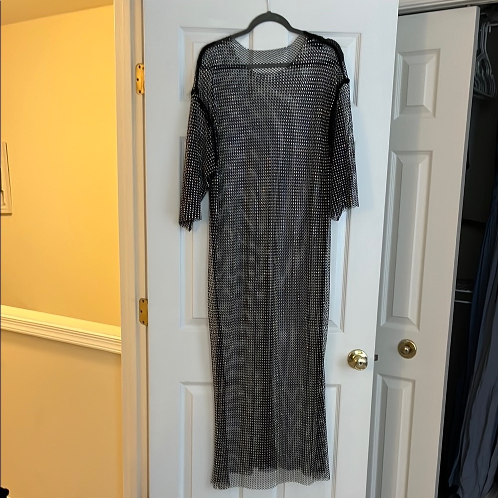 Mirror Ball Mesh Dressed in LALA dress